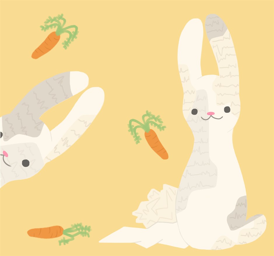 Mini Kunstclub: Proppen konijntje